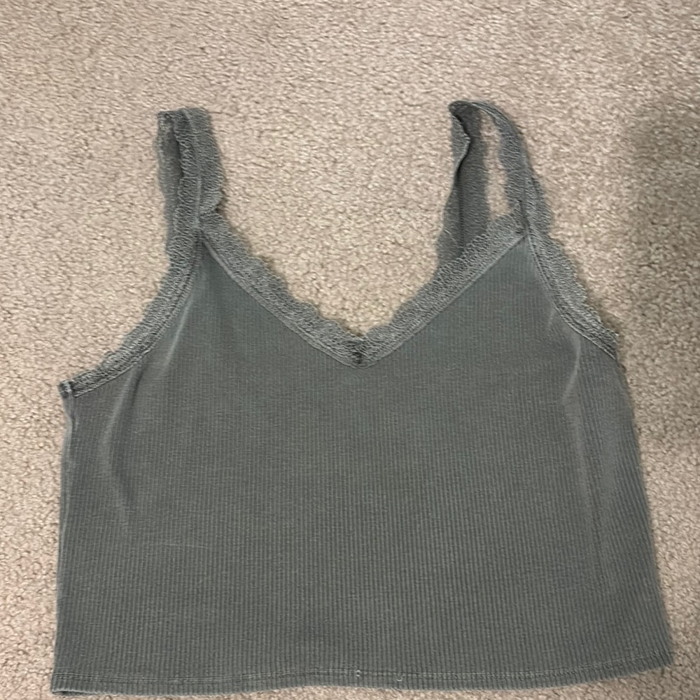 American Eagle Lace trim tank